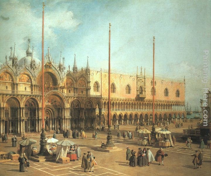 Canaletto Piazza San Marco - Looking Southeast